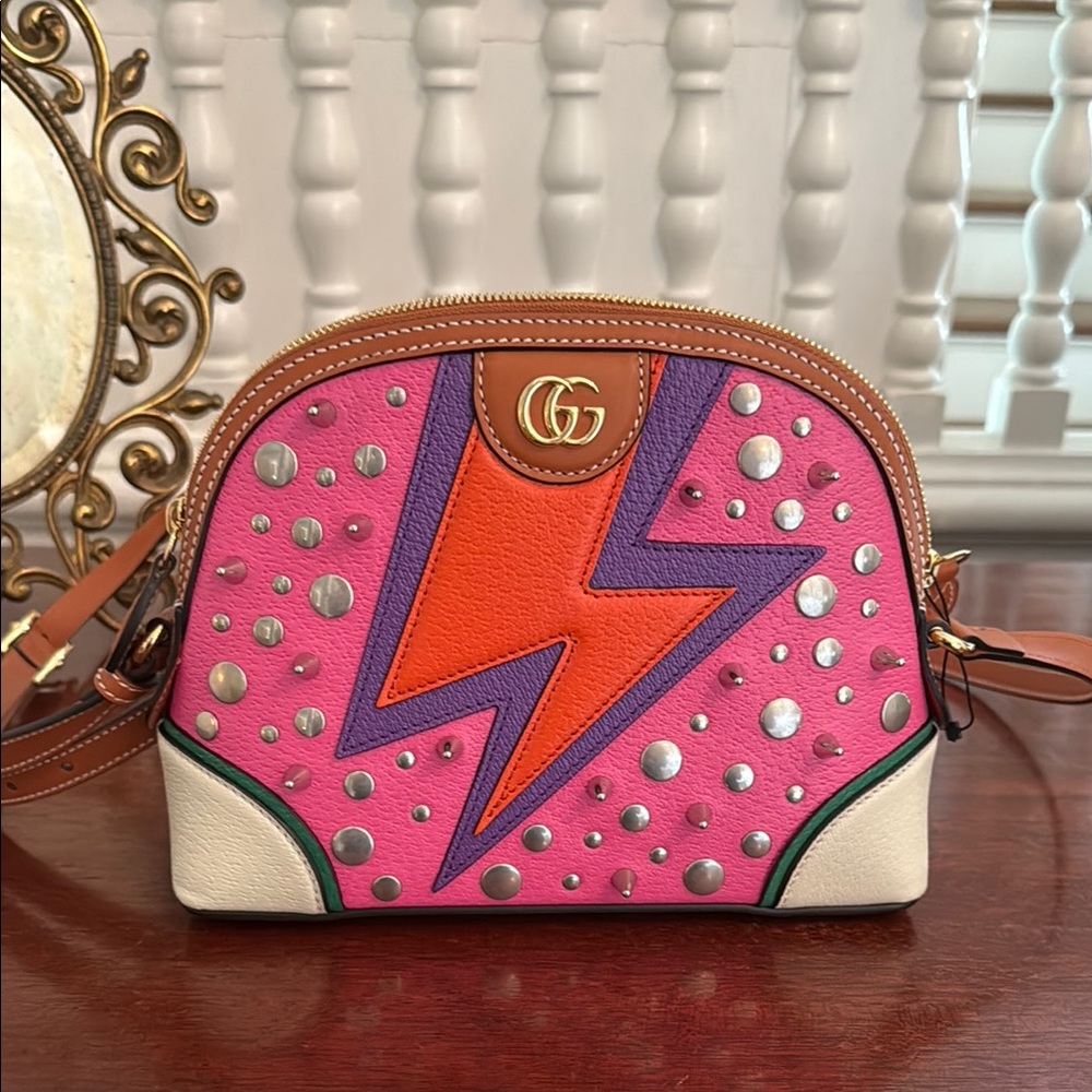 RARE Gucci ECLAIR DAMOUR Crossbody Bag with GG